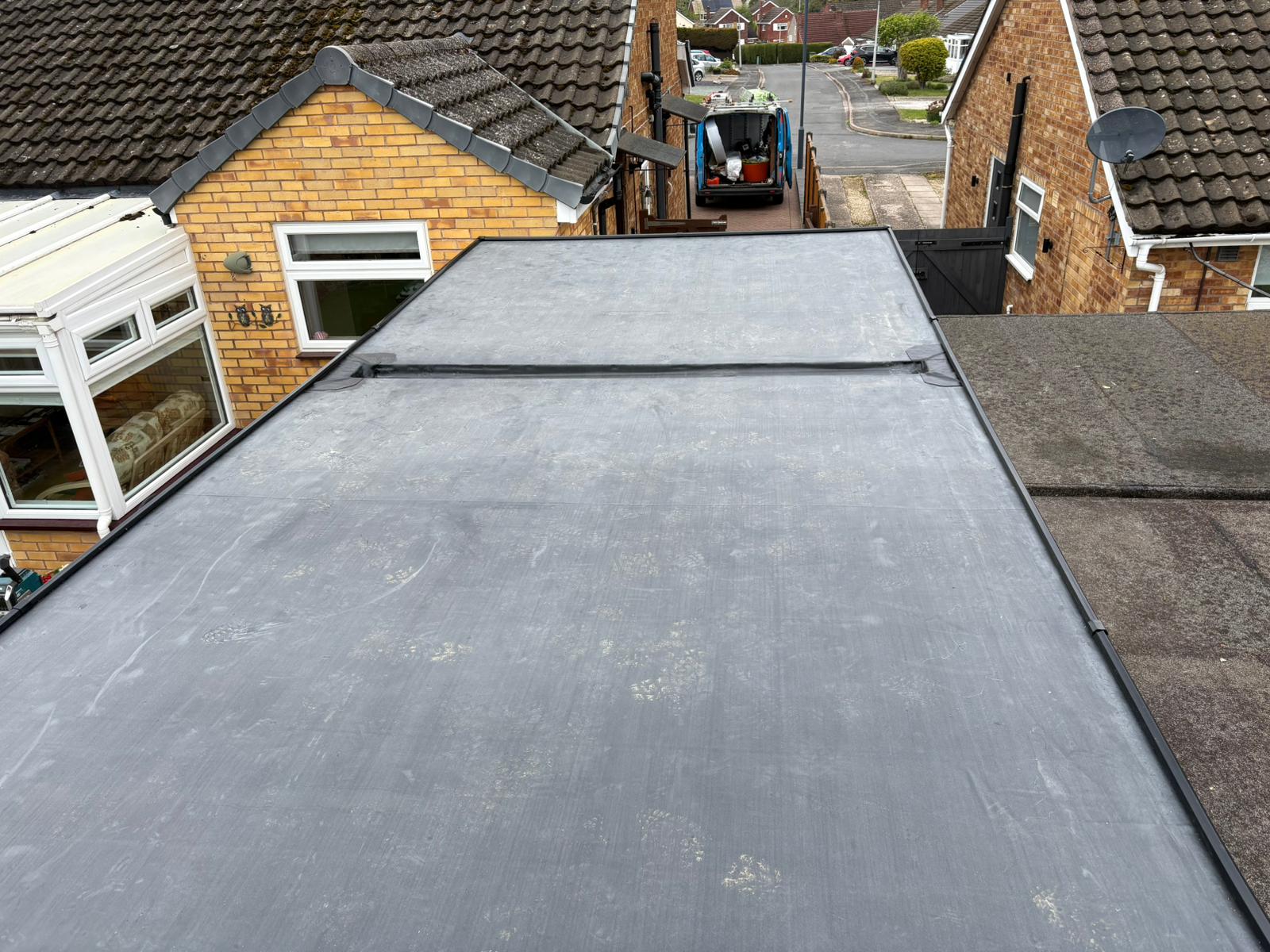Extension finished with EPDM